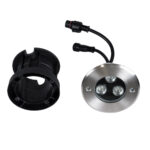 GloboStar® UNDERWATER-JULIA 90564 Υποβρύχιο Χωνευτό Φωτιστικό Σποτ Ειδικό για Σιντριβάνια LED 3W 255lm 15° DC 24V Αδιάβροχο IP68 Φ10 x Υ7.5cm RGBW DMX512 - Ανοξείδωτο Ατσάλι - 3 Years Warranty - Image 9