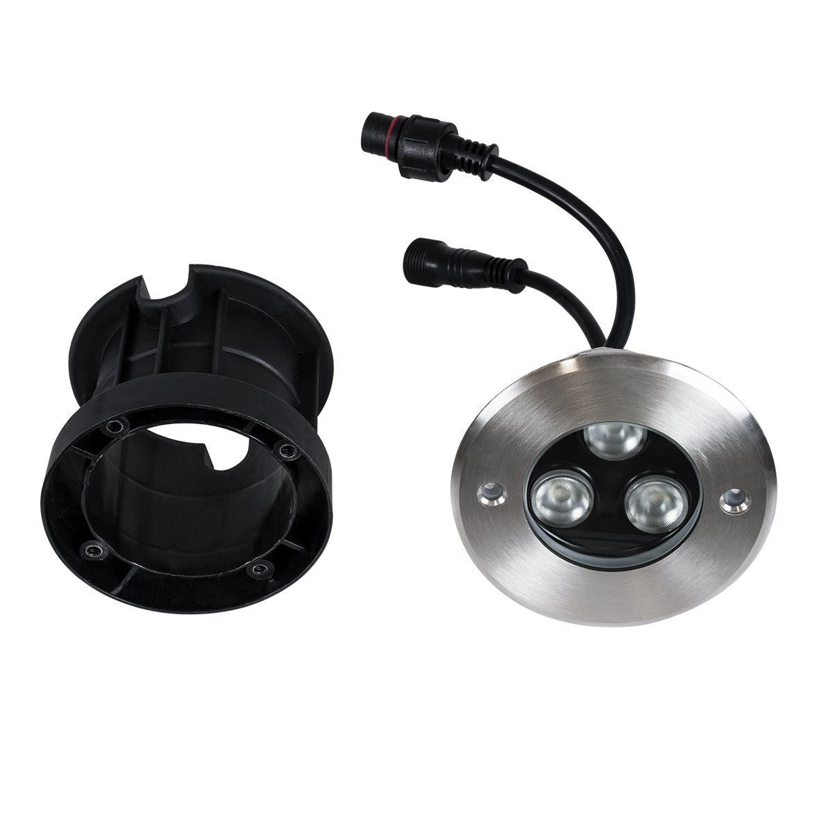 GloboStar® UNDERWATER-JULIA 90564 Υποβρύχιο Χωνευτό Φωτιστικό Σποτ Ειδικό για Σιντριβάνια LED 3W 255lm 15° DC 24V Αδιάβροχο IP68 Φ10 x Υ7.5cm RGBW DMX512 - Ανοξείδωτο Ατσάλι - 3 Years Warranty - Image 9