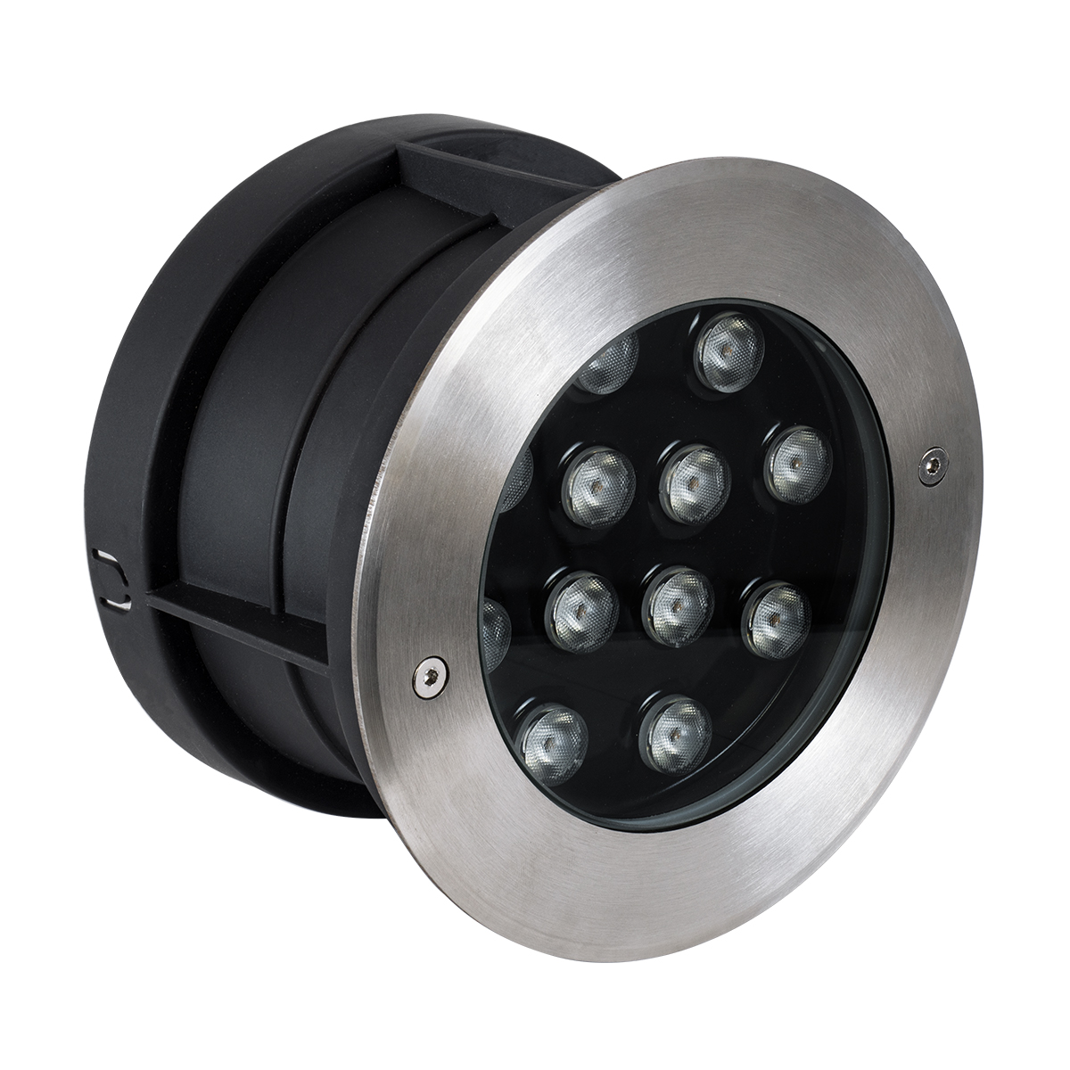 GloboStar® UNDERWATER-JULIA 90568 Υποβρύχιο Χωνευτό Φωτιστικό Σποτ Ειδικό για Σιντριβάνια LED 12W 1080lm 15° DC 24V Αδιάβροχο IP68 Φ18 x Υ11.2cm Θερμό Λευκό 2700K - Ανοξείδωτο Ατσάλι - 3 Χρόνια Εγγύηση - Image 2