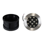 GloboStar® UNDERWATER-JULIA 90568 Υποβρύχιο Χωνευτό Φωτιστικό Σποτ Ειδικό για Σιντριβάνια LED 12W 1080lm 15° DC 24V Αδιάβροχο IP68 Φ18 x Υ11.2cm Θερμό Λευκό 2700K - Ανοξείδωτο Ατσάλι - 3 Χρόνια Εγγύηση - Image 8