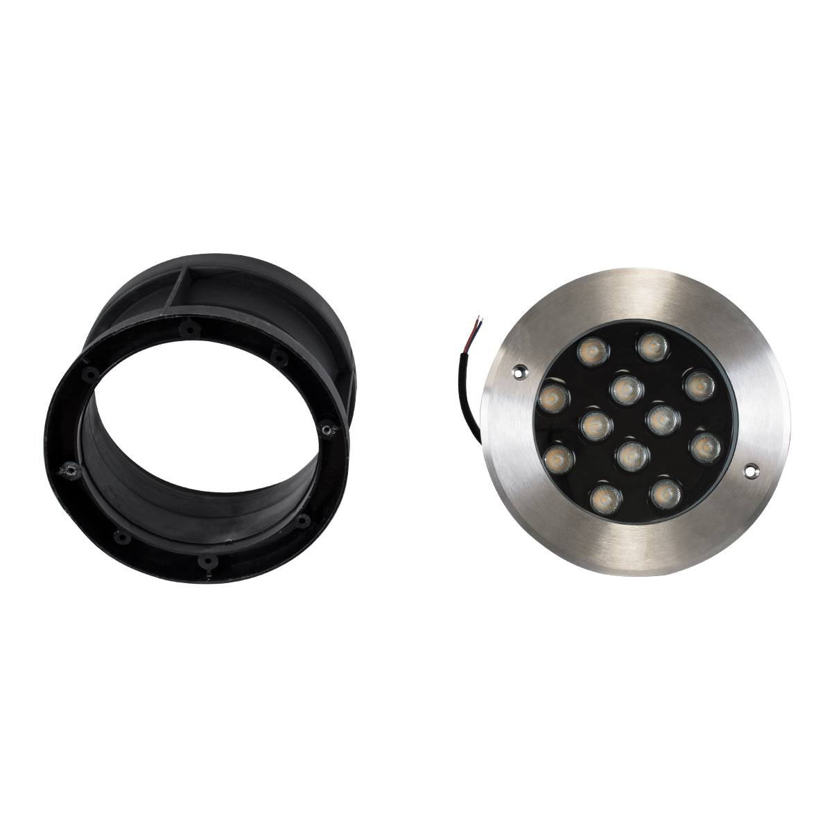 GloboStar® UNDERWATER-JULIA 90569 Υποβρύχιο Χωνευτό Φωτιστικό Σποτ Ειδικό για Σιντριβάνια LED 12W 1140lm 15° DC 24V Αδιάβροχο IP68 Φ18 x Υ11.2cm Φυσικό Λευκό 4500K - Ανοξείδωτο Ατσάλι - 3 Χρόνια Εγγύηση - Image 9