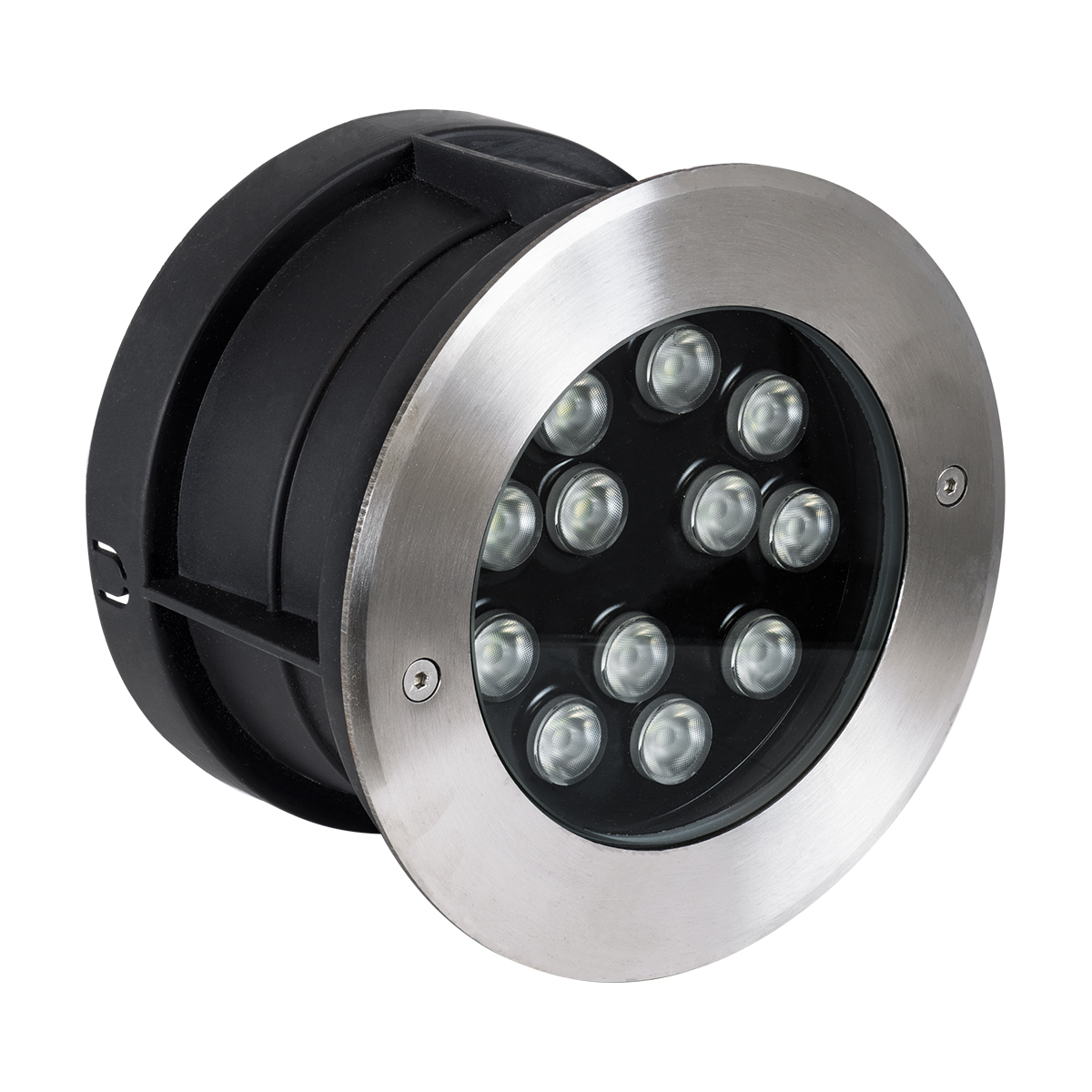 GloboStar® UNDERWATER-JULIA 90570 Υποβρύχιο Χωνευτό Φωτιστικό Σποτ Ειδικό για Σιντριβάνια LED 12W 1020lm 15° DC 24V Αδιάβροχο IP68 Φ18 x Υ11.2cm RGBW DMX512 - Ανοξείδωτο Ατσάλι - 3 Years Warranty - Image 2