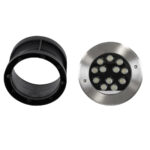 GloboStar® UNDERWATER-JULIA 90570 Υποβρύχιο Χωνευτό Φωτιστικό Σποτ Ειδικό για Σιντριβάνια LED 12W 1020lm 15° DC 24V Αδιάβροχο IP68 Φ18 x Υ11.2cm RGBW DMX512 - Ανοξείδωτο Ατσάλι - 3 Years Warranty - Image 9