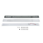 GLOBOSTAR® VIGAS 90613 Γραμμικό Βιομηχανικό Φωτιστικό Σκαφάκι Tri-Proof με Μεταλλικά Clips για 2 x Λάμπες T8 G13 120cm Τύπου Φθορίου LED Τροφοδοσίας Ενός Άκρου 120° AC 220-240V Αδιάβροχο IP65 - Γκρι με Διάφανο Κάλυμμα Πλαστικό PC - Μ126 x Π11.5 x Υ9cm - Image 7