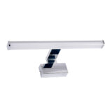 LED ΦΩΤΙΣΤΙΚΟ ΛΟΥΤΡΟΥ ΑΛΟΥΜΙΝΙΟ&PC 80cm 12W IP44CCT ΧΡΩΜΙΟ - 3-801286