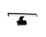 LED ΦΩΤΙΣΤ.ΛΟΥΤΡΟΥ ΣΤΡΟΓΓΥΛΟ ΑΛΟΥΜΙΝΙΟ&PC 80cm 12W IP44 CCTΜΑΥΡΟ - 3-0801281