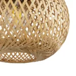GLOBOSTAR® SELVA 01963 Boho Φωτιστικό Τοίχου - Απλίκα με Ντουί 1 x E27 AC 220-240V IP20 - Μπεζ - Μ23 x Π23 x Υ37cm - Image 4