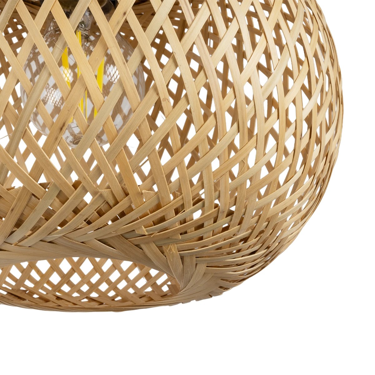 GLOBOSTAR® SELVA 01963 Boho Φωτιστικό Τοίχου - Απλίκα με Ντουί 1 x E27 AC 220-240V IP20 - Μπεζ - Μ23 x Π23 x Υ37cm - Image 4