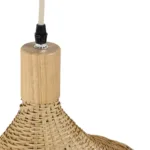 GLOBOSTAR® KALIA 01964 Boho Φωτιστικό Τοίχου - Απλίκα με Ντουί 1 x E27 AC 220-240V IP20 - Μπεζ - Μ33 x Π36 x Υ42cm - Image 5