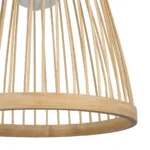 GLOBOSTAR® ARIDA 01970 Boho Φωτιστικό Τοίχου - Απλίκα με Ντουί 1 x E27 AC 220-240V IP20 - Μπεζ - Μ21 x Π30 x Υ55cm - Image 4