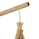 GLOBOSTAR® ARIDA 01970 Boho Φωτιστικό Τοίχου - Απλίκα με Ντουί 1 x E27 AC 220-240V IP20 - Μπεζ - Μ21 x Π30 x Υ55cm - Image 5