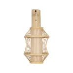 GLOBOSTAR® TULUM 01971 Boho Φωτιστικό Τοίχου - Απλίκα με Ντουί 1 x E27 AC 220-240V IP20 - Μπεζ - Μ24 x Π32 x Υ55cm - Image 2