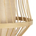 GLOBOSTAR® TULUM 01971 Boho Φωτιστικό Τοίχου - Απλίκα με Ντουί 1 x E27 AC 220-240V IP20 - Μπεζ - Μ24 x Π32 x Υ55cm - Image 4