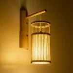 GLOBOSTAR® NOMAD 01972 Boho Φωτιστικό Τοίχου - Απλίκα με Ντουί 1 x E27 AC 220-240V IP20 - Μπεζ - Μ16 x Π28 x Υ50cm