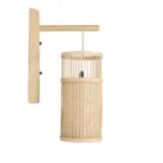 GLOBOSTAR® NOMAD 01972 Boho Φωτιστικό Τοίχου - Απλίκα με Ντουί 1 x E27 AC 220-240V IP20 - Μπεζ - Μ16 x Π28 x Υ50cm - Image 3