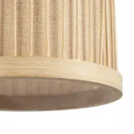 GLOBOSTAR® NOMAD 01972 Boho Φωτιστικό Τοίχου - Απλίκα με Ντουί 1 x E27 AC 220-240V IP20 - Μπεζ - Μ16 x Π28 x Υ50cm - Image 5