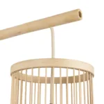 GLOBOSTAR® NOMAD 01972 Boho Φωτιστικό Τοίχου - Απλίκα με Ντουί 1 x E27 AC 220-240V IP20 - Μπεζ - Μ16 x Π28 x Υ50cm - Image 6