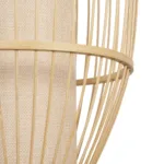 GLOBOSTAR® TULUM 01973 Boho Φωτιστικό Τοίχου - Απλίκα με Ντουί 1 x E27 AC 220-240V IP20 - Μπεζ - Μ25 x Π33 x Υ73cm - Image 4