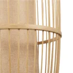 GLOBOSTAR® TULUM 01974 Boho Φωτιστικό Τοίχου - Απλίκα με Ντουί 1 x E27 AC 220-240V IP20 - Μπεζ - Μ28 x Π34 x Υ102cm - Image 4