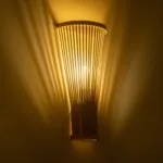 GLOBOSTAR® CHORD 01975 Boho Φωτιστικό Τοίχου - Απλίκα με Ντουί 1 x E27 AC 220-240V IP20 - Μπεζ - Μ20 x Π10 x Υ38.5cm