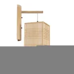 GLOBOSTAR® KOMO 01976 Boho Φωτιστικό Τοίχου - Απλίκα με Ντουί 1 x E27 AC 220-240V IP20 - Μπεζ - Μ20 x Π30 x Υ60cm - Image 4