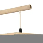 GLOBOSTAR® KOMO 01976 Boho Φωτιστικό Τοίχου - Απλίκα με Ντουί 1 x E27 AC 220-240V IP20 - Μπεζ - Μ20 x Π30 x Υ60cm - Image 7