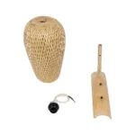 GLOBOSTAR® SELVA 01977 Boho Φωτιστικό Τοίχου - Απλίκα με Ντουί 1 x E27 AC 220-240V IP20 - Μπεζ - Μ24 x Π32 x Υ56cm - Image 7