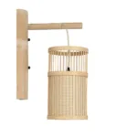 GLOBOSTAR® TULUM 01978 Boho Φωτιστικό Τοίχου - Απλίκα με Ντουί 1 x E27 AC 220-240V IP20 - Μπεζ - Μ16 x Π26.5 x Υ47cm - Image 3