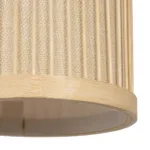 GLOBOSTAR® TULUM 01978 Boho Φωτιστικό Τοίχου - Απλίκα με Ντουί 1 x E27 AC 220-240V IP20 - Μπεζ - Μ16 x Π26.5 x Υ47cm - Image 5