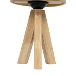 GLOBOSTAR® TULUM 01991 Boho Επιτραπέζιο Φωτιστικό Πορτατίφ με Ντουί 1 x E27 AC 220-240V IP20 - Μπεζ - Μ30 x Π30 x Υ41cm - Image 5