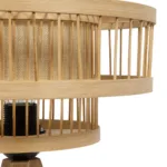 GLOBOSTAR® TULUM 01991 Boho Επιτραπέζιο Φωτιστικό Πορτατίφ με Ντουί 1 x E27 AC 220-240V IP20 - Μπεζ - Μ30 x Π30 x Υ41cm - Image 6