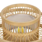 GLOBOSTAR® TULUM 01991 Boho Επιτραπέζιο Φωτιστικό Πορτατίφ με Ντουί 1 x E27 AC 220-240V IP20 - Μπεζ - Μ30 x Π30 x Υ41cm - Image 7