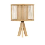 GLOBOSTAR® TULUM 01993 Boho Επιτραπέζιο Φωτιστικό Πορτατίφ με Ντουί 1 x E27 AC 220-240V IP20 - Μπεζ - Μ30 x Π30 x Υ40cm - Image 2