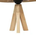 GLOBOSTAR® TULUM 01993 Boho Επιτραπέζιο Φωτιστικό Πορτατίφ με Ντουί 1 x E27 AC 220-240V IP20 - Μπεζ - Μ30 x Π30 x Υ40cm - Image 5