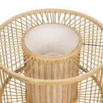 GLOBOSTAR® TULUM 01993 Boho Επιτραπέζιο Φωτιστικό Πορτατίφ με Ντουί 1 x E27 AC 220-240V IP20 - Μπεζ - Μ30 x Π30 x Υ40cm - Image 7