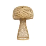 GLOBOSTAR® SELVA 01995 Boho Επιτραπέζιο Φωτιστικό Πορτατίφ με Ντουί 1 x E27 AC 220-240V IP20 - Μπεζ - Μ30 x Π30 x Υ45cm - Image 2