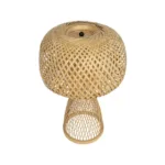 GLOBOSTAR® SELVA 01995 Boho Επιτραπέζιο Φωτιστικό Πορτατίφ με Ντουί 1 x E27 AC 220-240V IP20 - Μπεζ - Μ30 x Π30 x Υ45cm - Image 4