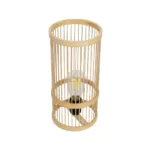 GLOBOSTAR® NOMAD 01999 Boho Επιτραπέζιο Φωτιστικό Πορτατίφ με Ντουί 1 x E27 AC 220-240V IP20 - Μπεζ - Μ16 x Π16 x Υ33cm - Image 4