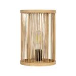 GLOBOSTAR® NOMAD 02000 Boho Επιτραπέζιο Φωτιστικό Πορτατίφ με Ντουί 1 x E27 AC 220-240V IP20 - Μπεζ - Μ20 x Π20 x Υ30cm - Image 2