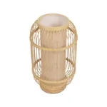 GLOBOSTAR® TULUM 02001 Boho Επιτραπέζιο Φωτιστικό Πορτατίφ με Ντουί 1 x E27 AC 220-240V IP20 - Μπεζ - Μ20 x Π20 x Υ32cm - Image 4