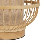 GLOBOSTAR® TULUM 02001 Boho Επιτραπέζιο Φωτιστικό Πορτατίφ με Ντουί 1 x E27 AC 220-240V IP20 - Μπεζ - Μ20 x Π20 x Υ32cm - Image 5