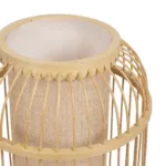 GLOBOSTAR® TULUM 02001 Boho Επιτραπέζιο Φωτιστικό Πορτατίφ με Ντουί 1 x E27 AC 220-240V IP20 - Μπεζ - Μ20 x Π20 x Υ32cm - Image 7