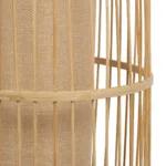 GLOBOSTAR® TULUM 02002 Boho Επιδαπέδιο Φωτιστικό Πορτατίφ με Ντουί 1 x E27 AC 220-240V IP20 - Μπεζ - Μ30 x Π30 x Υ120cm - Image 6