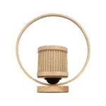 GLOBOSTAR® TULUMKO 02008 Boho Επιτραπέζιο Φωτιστικό Πορτατίφ με Ντουί 1 x E27 AC 220-240V IP20 - Μπεζ - Μ30 x Π12 x Υ32cm - Image 3