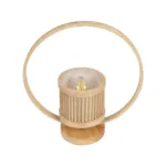 GLOBOSTAR® TULUMKO 02008 Boho Επιτραπέζιο Φωτιστικό Πορτατίφ με Ντουί 1 x E27 AC 220-240V IP20 - Μπεζ - Μ30 x Π12 x Υ32cm - Image 4