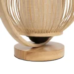 GLOBOSTAR® TULUMKO 02009 Boho Επιτραπέζιο Φωτιστικό Πορτατίφ με Ντουί 1 x E27 AC 220-240V IP20 - Μπεζ - Μ30 x Π18 x Υ32cm - Image 6