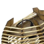 GLOBOSTAR® BOND 205-0050 Boho Φωτιστικό Τοίχου - Απλίκα με Ντουί 1 x E27 AC 220-240V IP20 - Μπεζ - M35 x Π18 x Υ32cm - Image 6