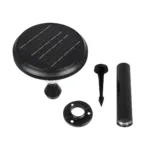 GLOBOSTAR® VEGGIE 90522 Φωτιστικό Κολωνάκι Κήπου LED 10W 500lm 120° με Ενσωματωμένο Φωτοβολταϊκό Panel 6V 2W & Επαναφορτιζόμενη Μπαταρία Li-ion 3.2V 6000mAh με Αισθητήρα Ημέρας-Νύχτας Αδιάβροχο IP65 Ψυχρό Λευκό 6000K - Sanan SMD Chip - Μαύρο - Μ26 x Π26 x Υ60cm - 2 Χρόνια Εγγύηση - Image 7