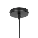 GLOBOSTAR® OLIVER 999-0188 Vintage Κρεμαστό Φωτιστικό Οροφής με Ντουί 1 x E27 AC 220-240V IP20 - Μελί & Μαύρο - Μ14 x Π14 x Υ30cm - Image 8