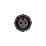 GLOBOSTAR® CONNECTOR 999-0265 2 Pin Σύνδεσμος Τροφοδοσίας για Wall Washers & Προβολείς με Είσοδο 2 x 0.25mm2 & Έξοδο 1 x Αρσενικό Βύσμα Αδιάβροχο IP65 - Μαύρο - Μ20 x Π1.5 x Υ1.5cm - Image 3